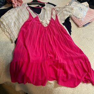 9seed bright pink coverup